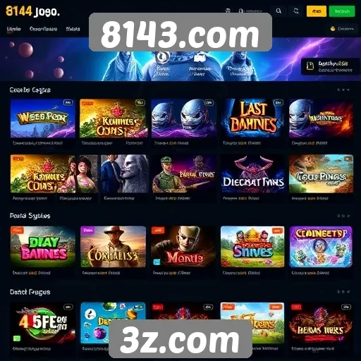Comparação de 8143.com com outros sites de jogos